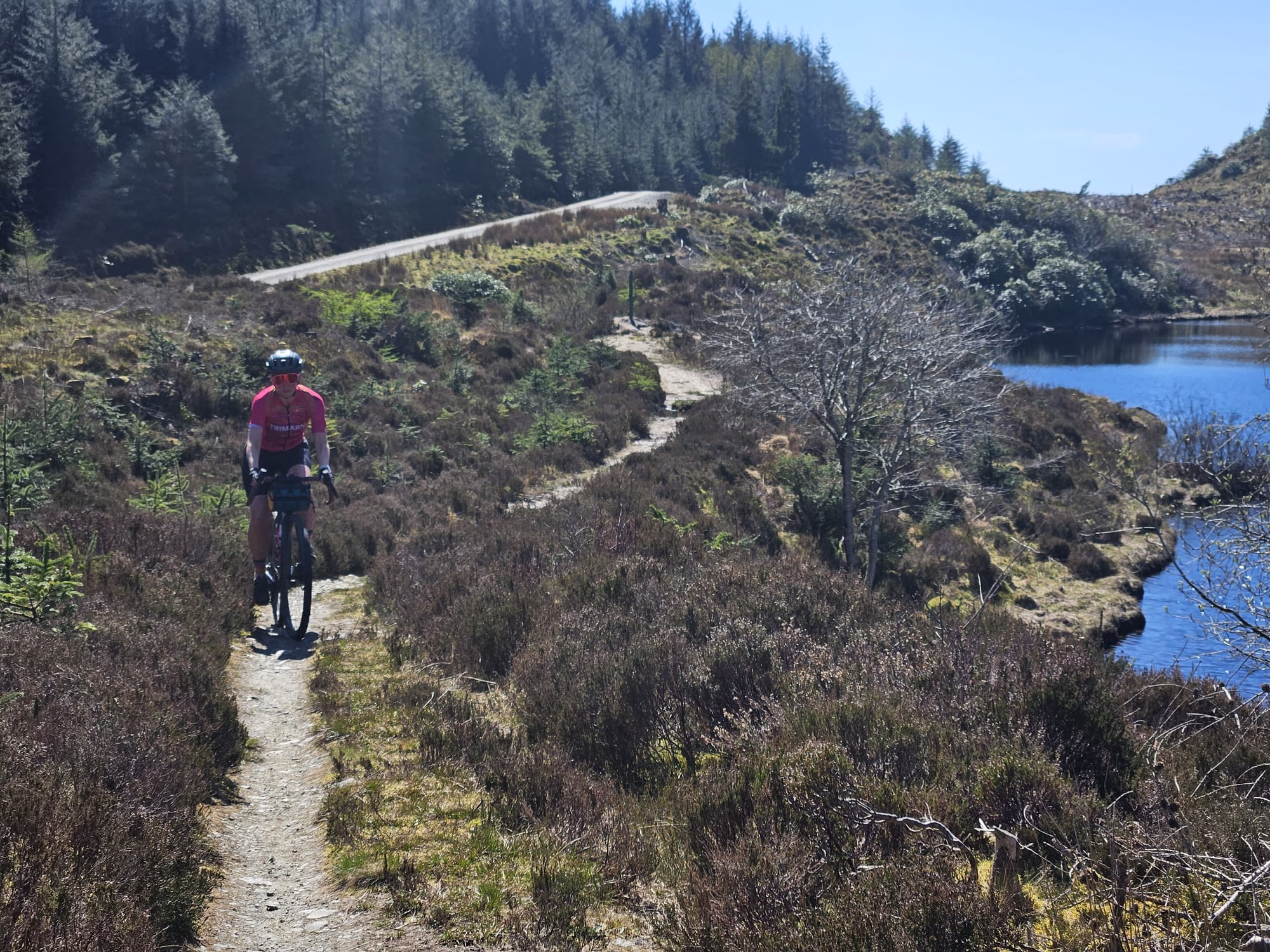 Gravel cycling in Dunoon
