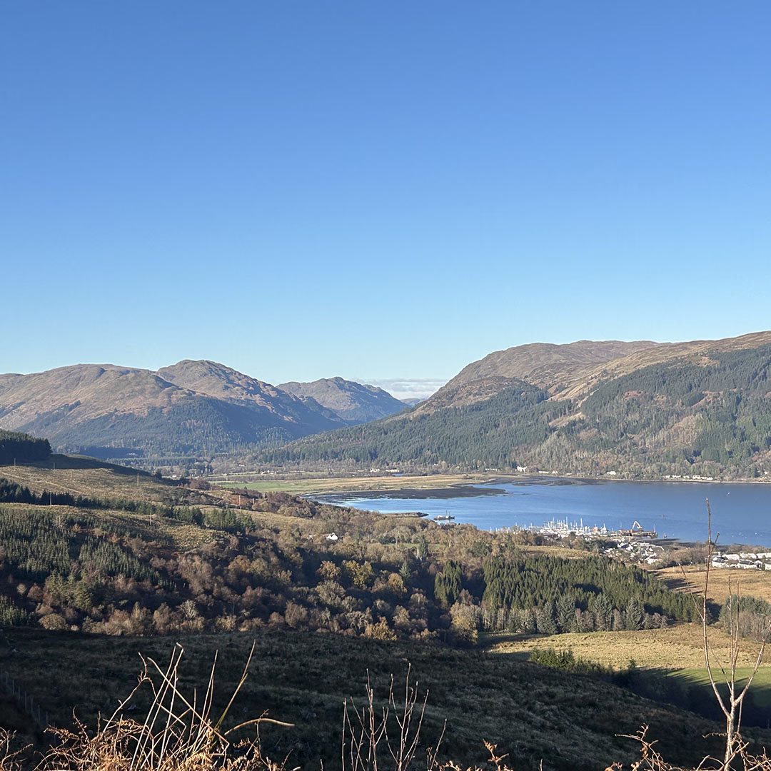 View of Holy Loch from Camel's Hump
