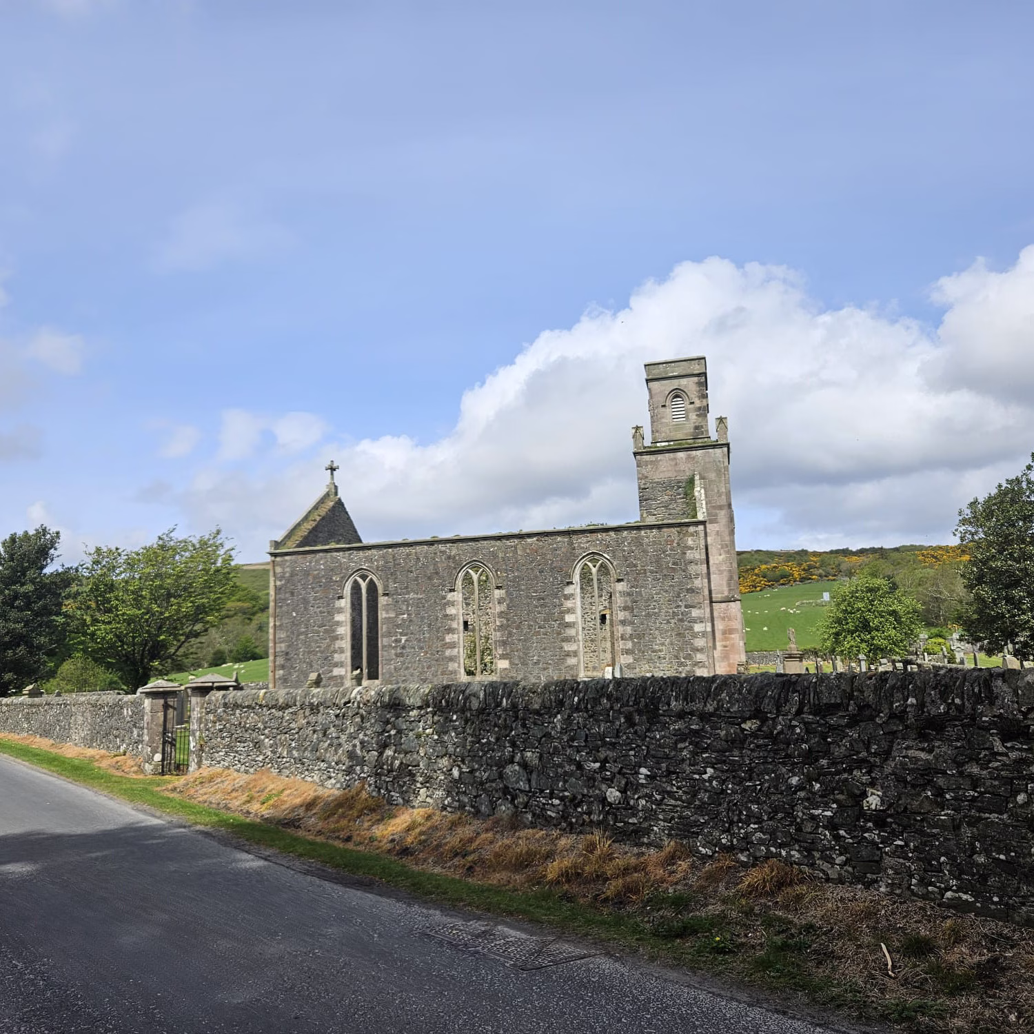 Ruins of a church in Bute