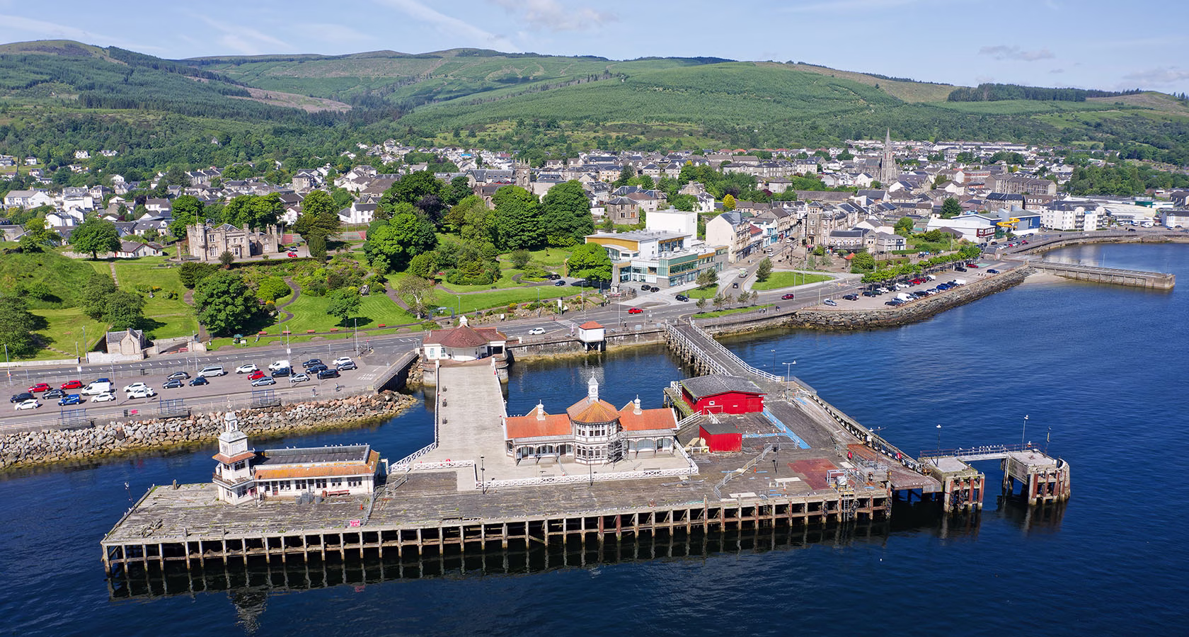 Dunoon from the sky