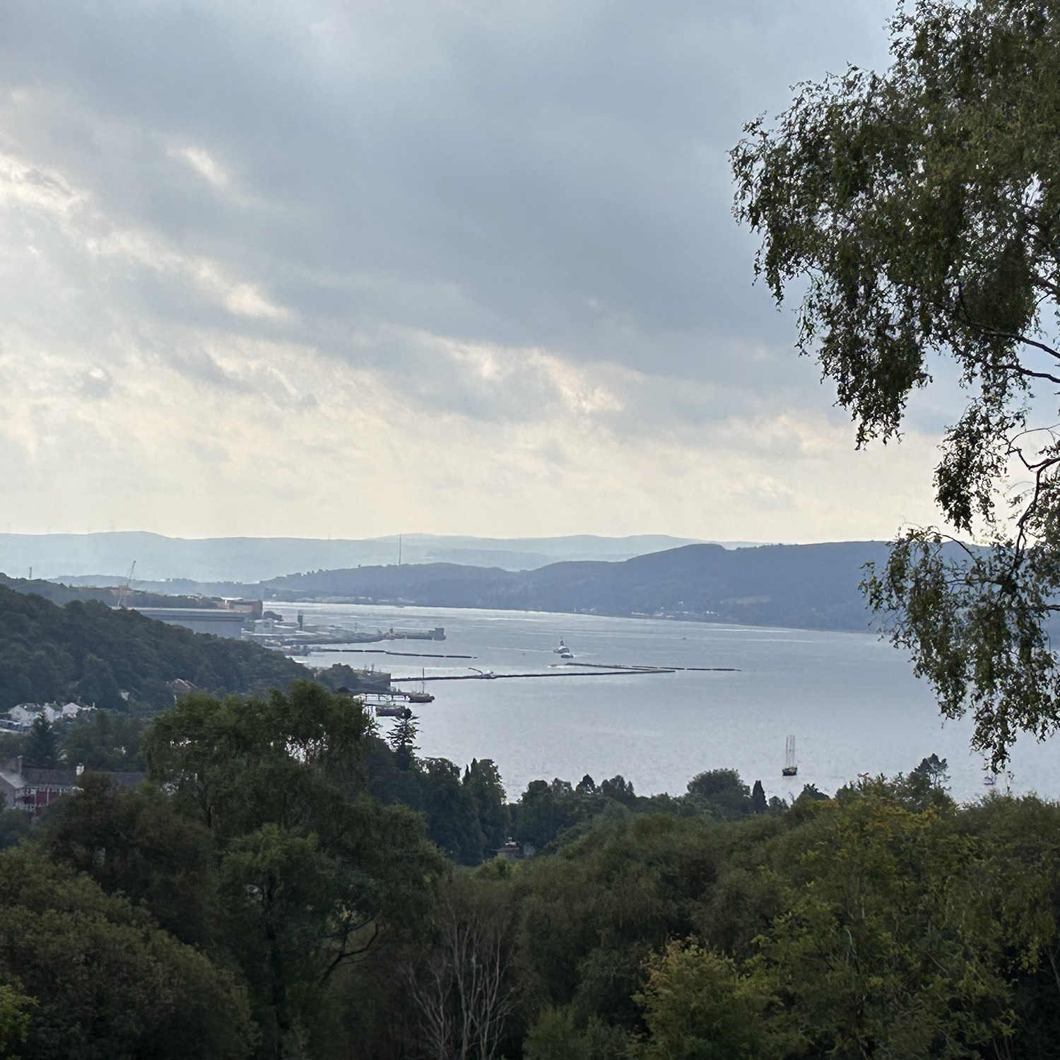 View of the Gareloch and Faslane