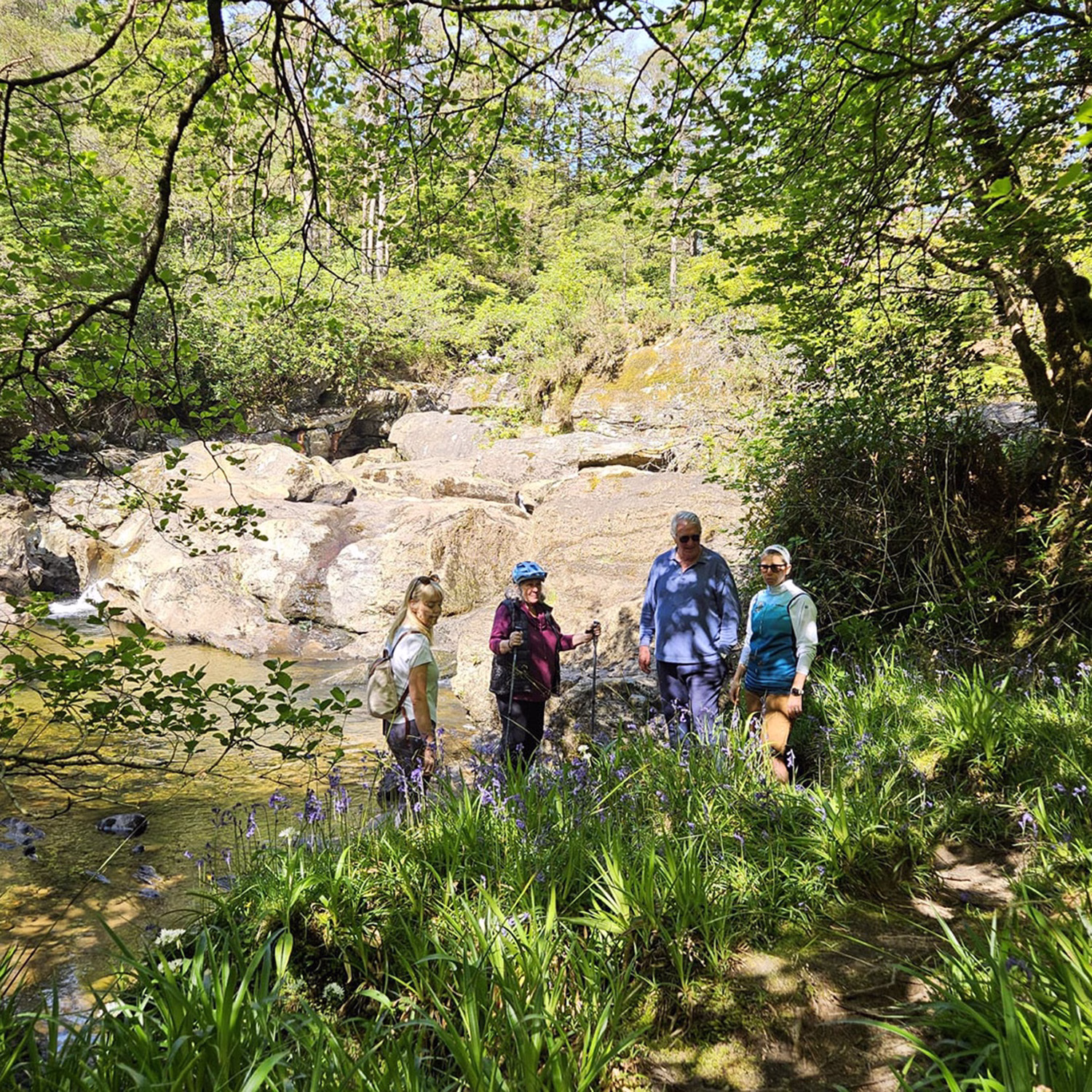 Tour guide at Glen Massan