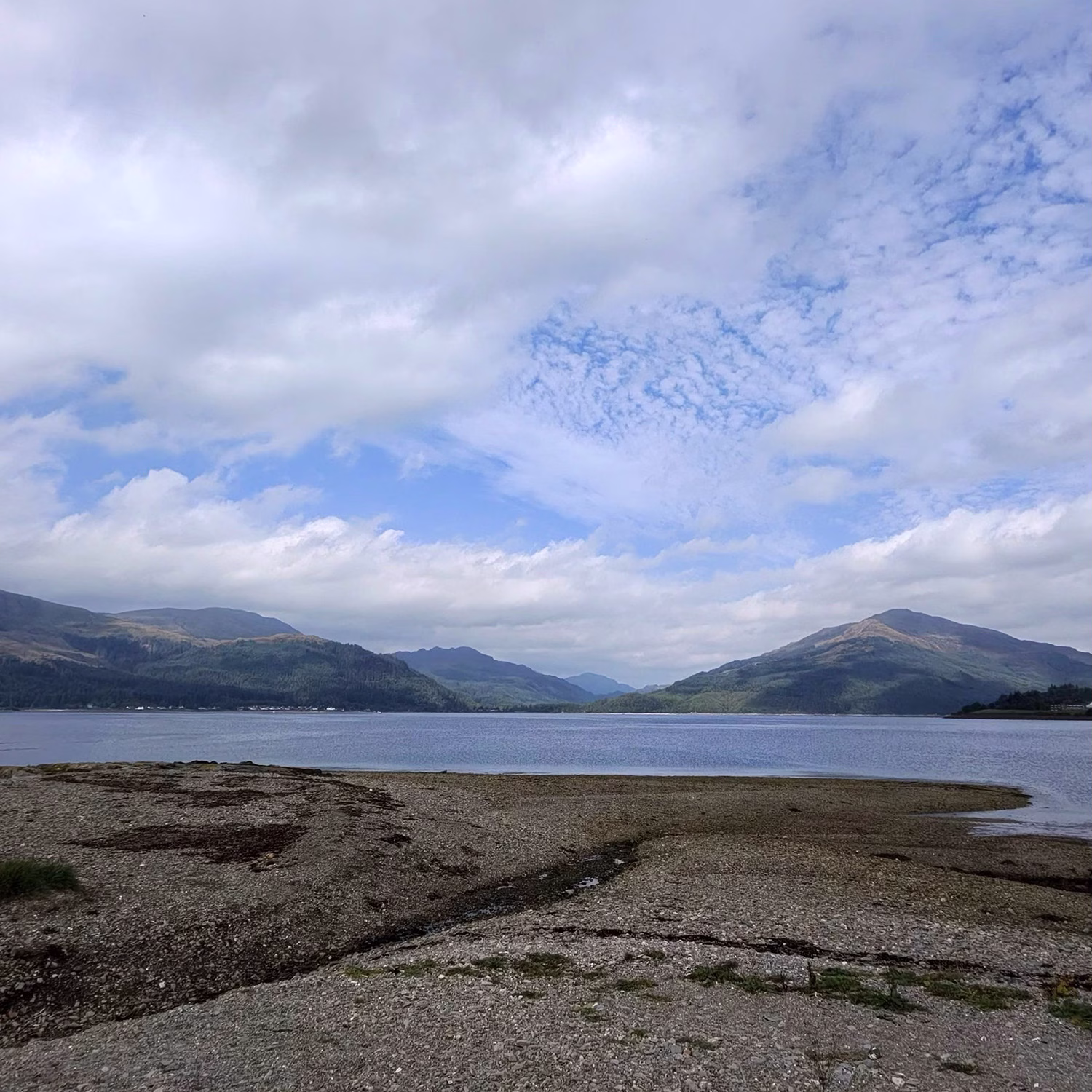 Mountain views from the shores of Rosneath