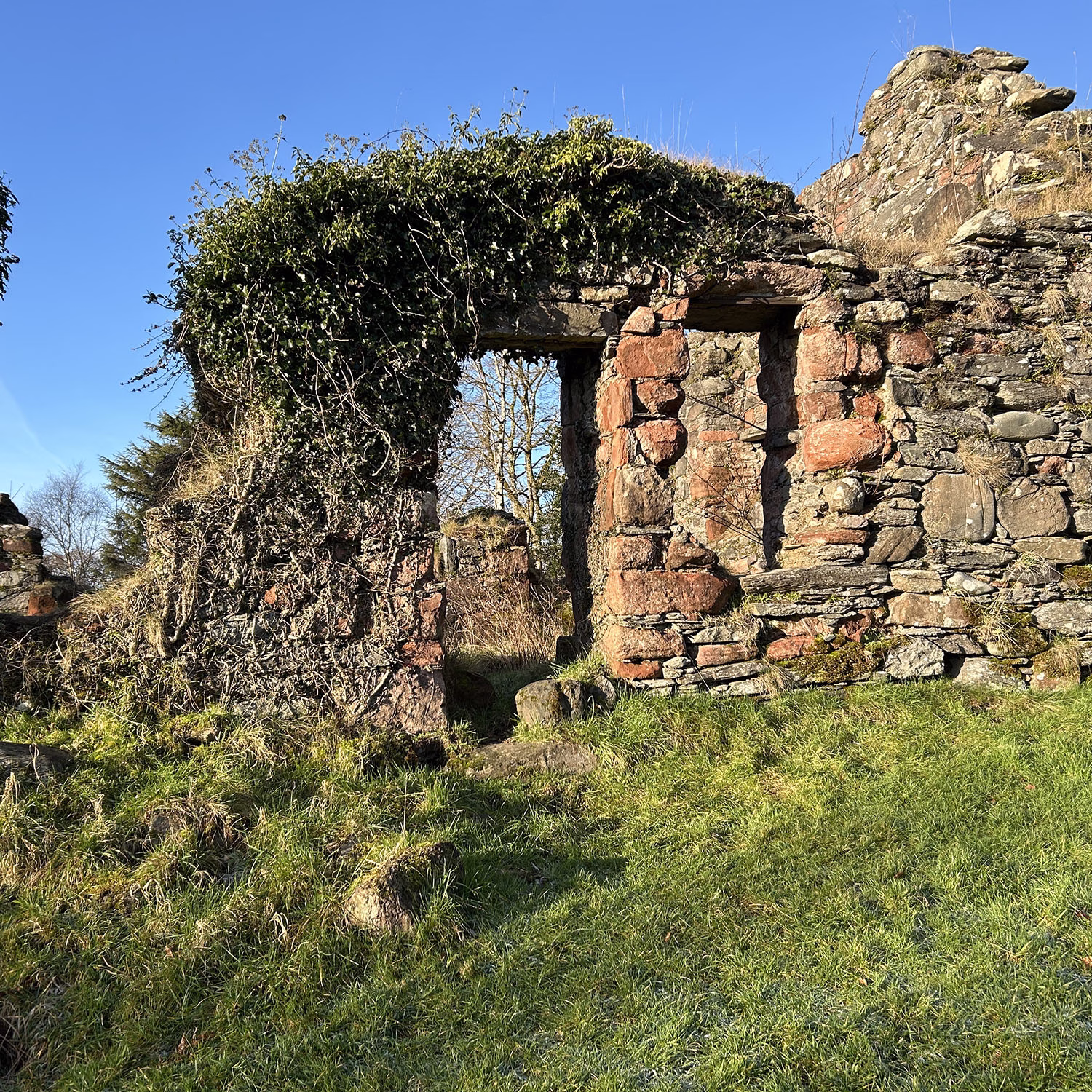 Toward Castle ruins