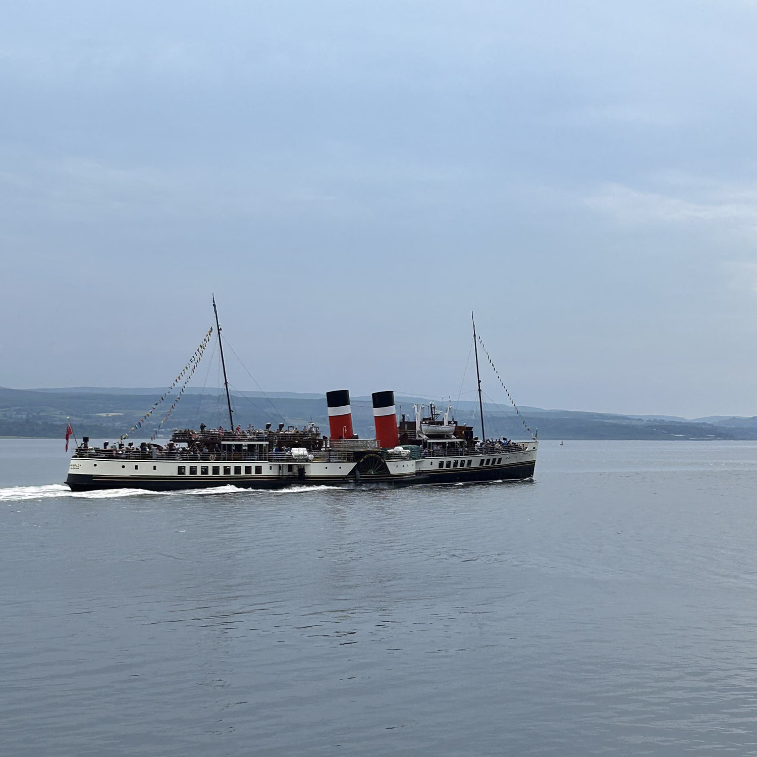 PS Waverley leaving Dunoon